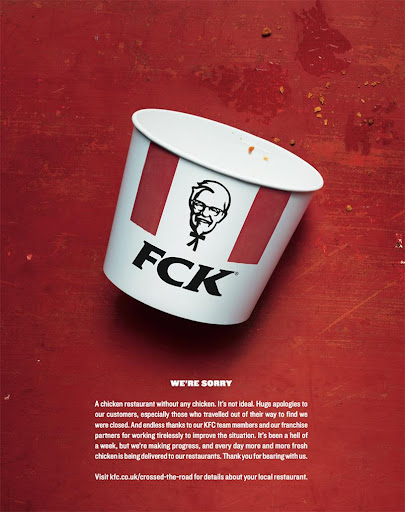 FCK, KFC Kehabisan Ayam!